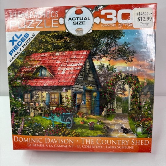Eurographics The Country Shed 300 Piece Jigsaw Puzzle By Dominic Davison - Picture 1 of 4